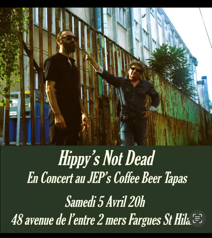 CONCERT LIVE GRATUIT HIPPY'S NOT DEAD, Fargues-Saint-Hilaire, Le Jep’s