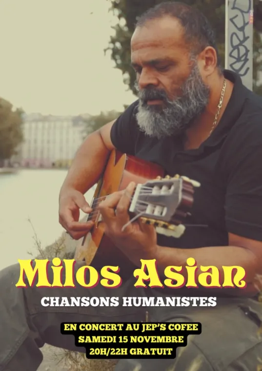 CONCERT LIVE MILOS ASIAN, Fargues-Saint-Hilaire, Le Jep’s