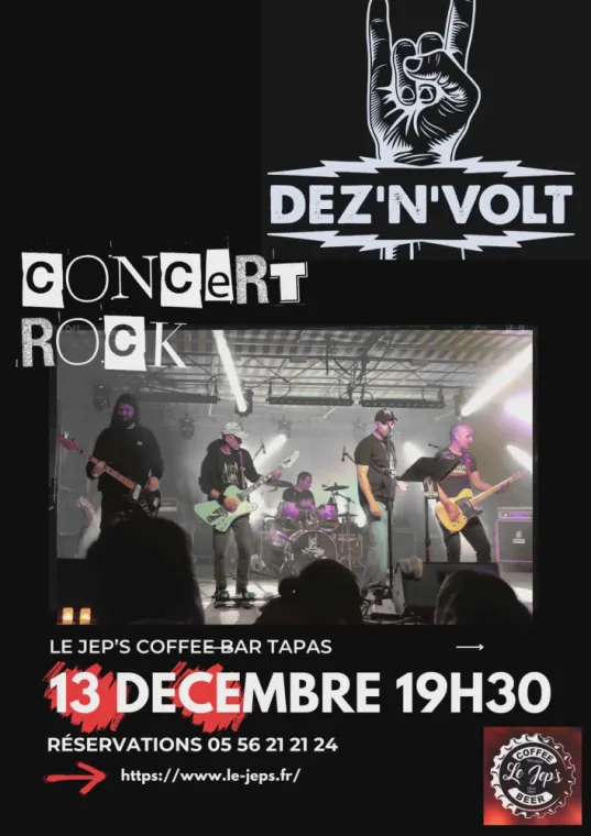 CONCERT LIVE DEZ’N’BOLT, Fargues-Saint-Hilaire, Le Jep’s