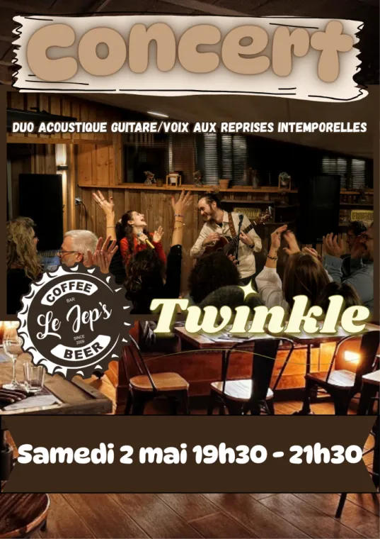 CONCERT LIVE TWINKLE, Fargues-Saint-Hilaire, Le Jep’s